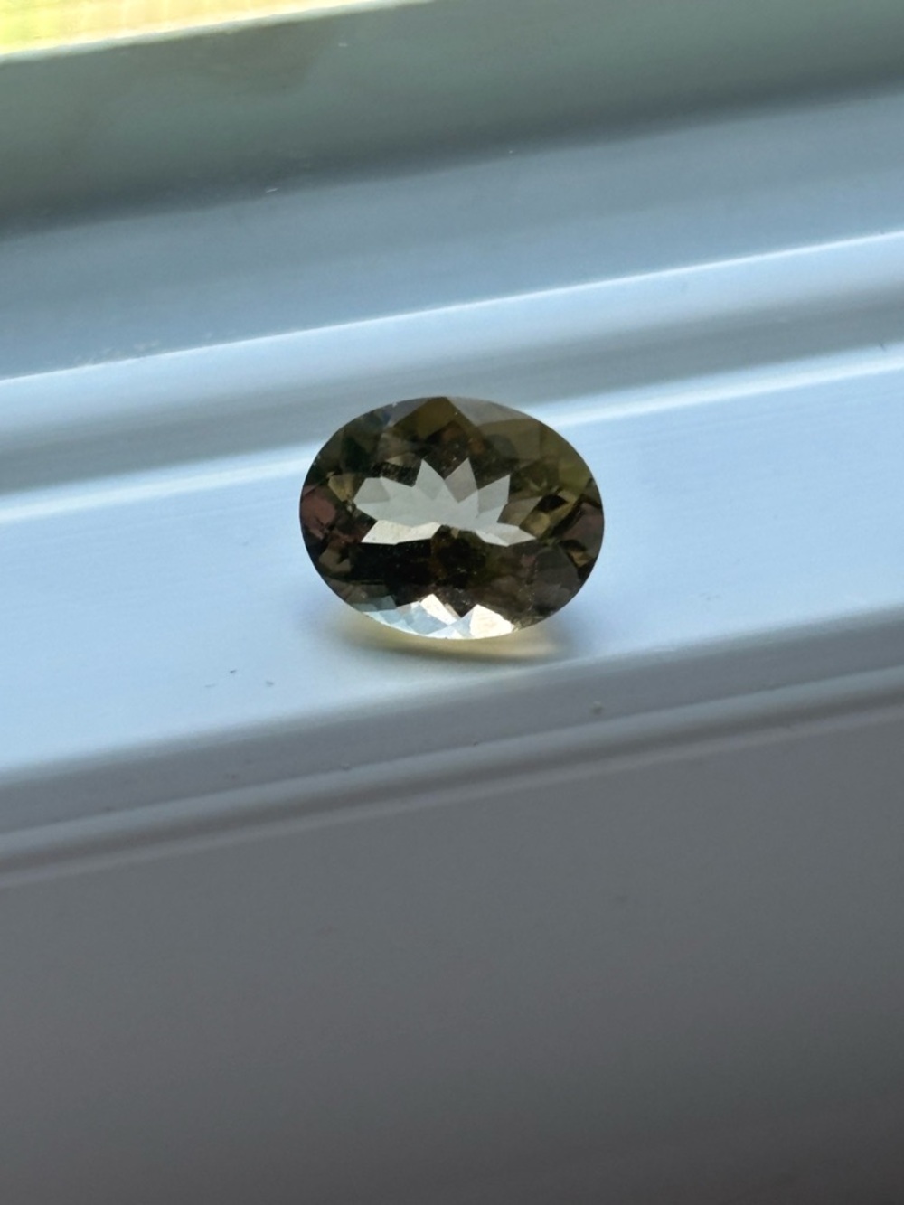 Champagne Smoky Quartz Oval Gemstone – Natural Brown Faceted Loose Stone 9x7mm